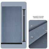 Magneto Składany Zasłona Prysznicowa