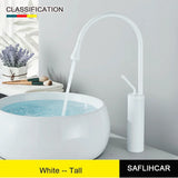 Nowoczesna bateria umywalkowa | Miedź | Pojedyncza gałka – Szlifowana satynowana wykończenie