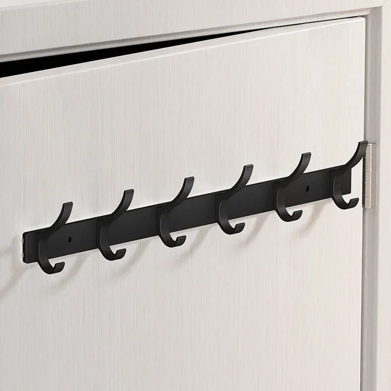 Luksusowy Czarny Hak Aluminiowy Wandkapstok