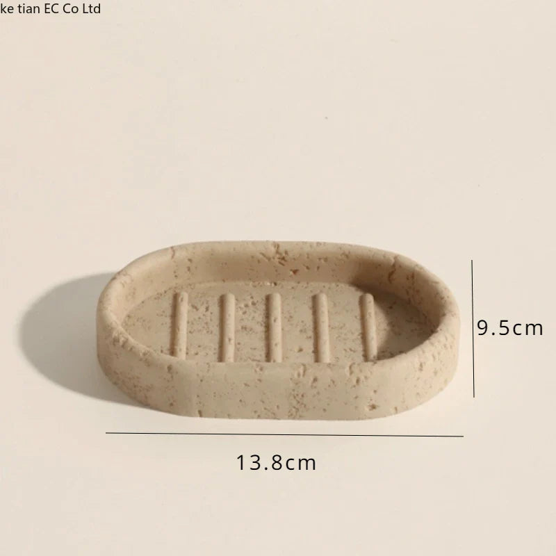 Luksusowy Akcesorium Łazienkowe z Piaskowca i Kamienia Naturalnego