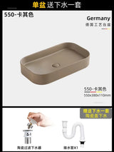 Prostokątna Ceramiczna Umywalka – Płytka Montażowa | Pojemność 9L | Montaż Blatowy | Styl Nordycki