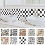 DecoMosaic 10-częściowy Zestaw 3D Mozaikowych Naklejek na Płytki