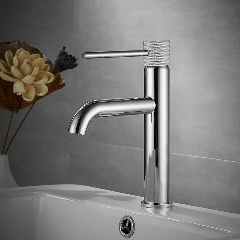 Czarny Kran Łazienkowy | Mosiądz | Pojedyncza Dźwignia – Nowoczesny i Elegancki