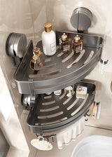 AquaGrip – Luksusowa Półka Łazienkowa z Przyssawkami bez Wiercenia