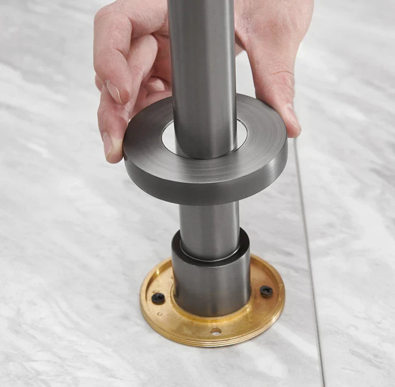 Wolnostojący bateria wannowa – jeden uchwyt | ciepła i zimna woda | montaż podłogowy | różne kolory