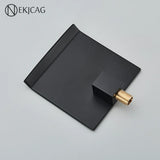 Ścienny kran do umywalki z wylewką wysoką – Czarny Mat lub Szary Szlifowany | Jednouchwytowy