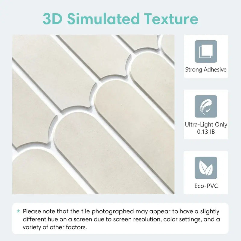 Samoprzylepne Płytki Ścienne 3D – PVC | Matowe | Odporne na Wodę i Pleśń | 30 x 30 cm