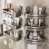 AquaGrip – Luksusowa Półka Łazienkowa z Przyssawkami bez Wiercenia