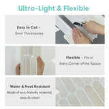 Samoprzylepne Płytki Ścienne 3D – PVC | Matowe | Odporne na Wodę i Pleśń | 30 x 30 cm