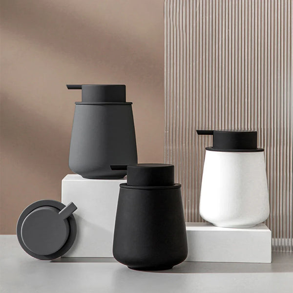 CeramiLux 300ml Luxe Ceramiczny Dozownik do Mydła – Na Mydło, Szampon, Odżywkę lub Balsam