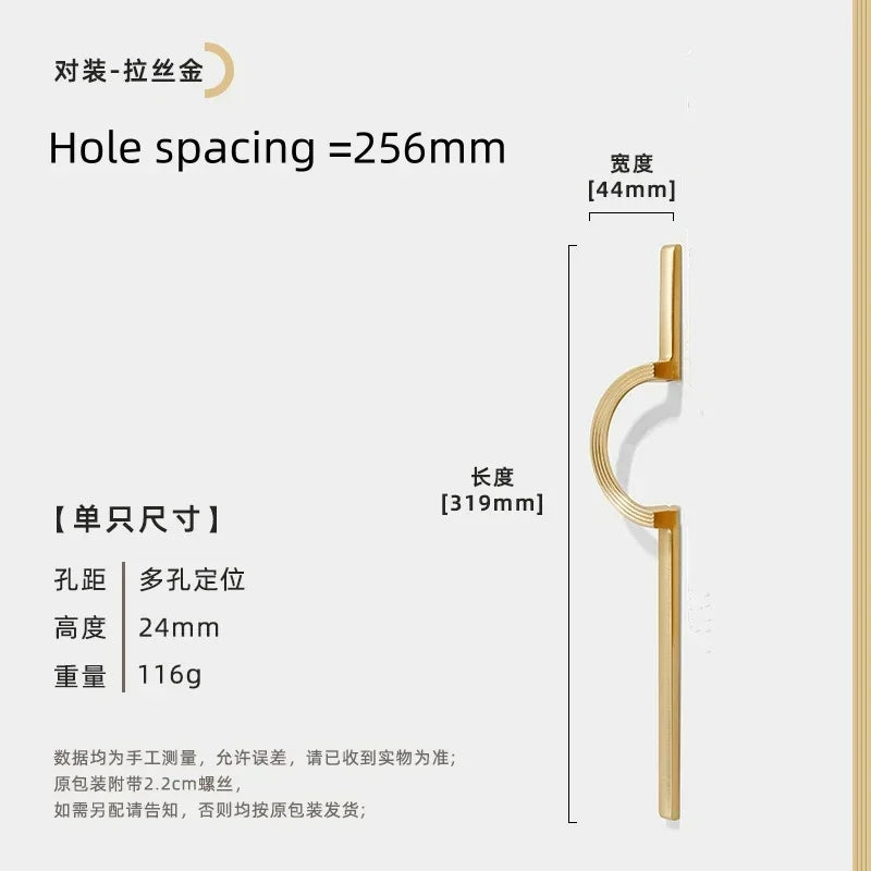 Okrągły Uchwyt Meblowy – Powłoka Cynkowa | 64–256 mm Rozstaw Otworów | Nowy Styl Chiński