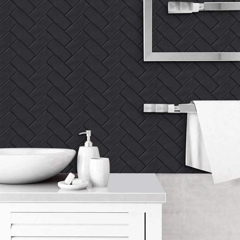 Herringbone Luxe – Samoprzylepne Płytki Ścienne