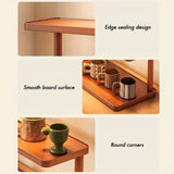 BambuCasa 2-Poziomowy Drewniany Organizer