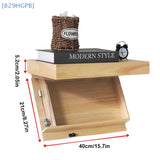 MagicVault Ukryta Półka Ścienna – Wisząca Półka z Tajnym Schowkiem