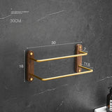 Podwójny Wieszak na Ręczniki – Montaż Ścienny | Drewno | Z Hakiem | Wykończenie Naturalne