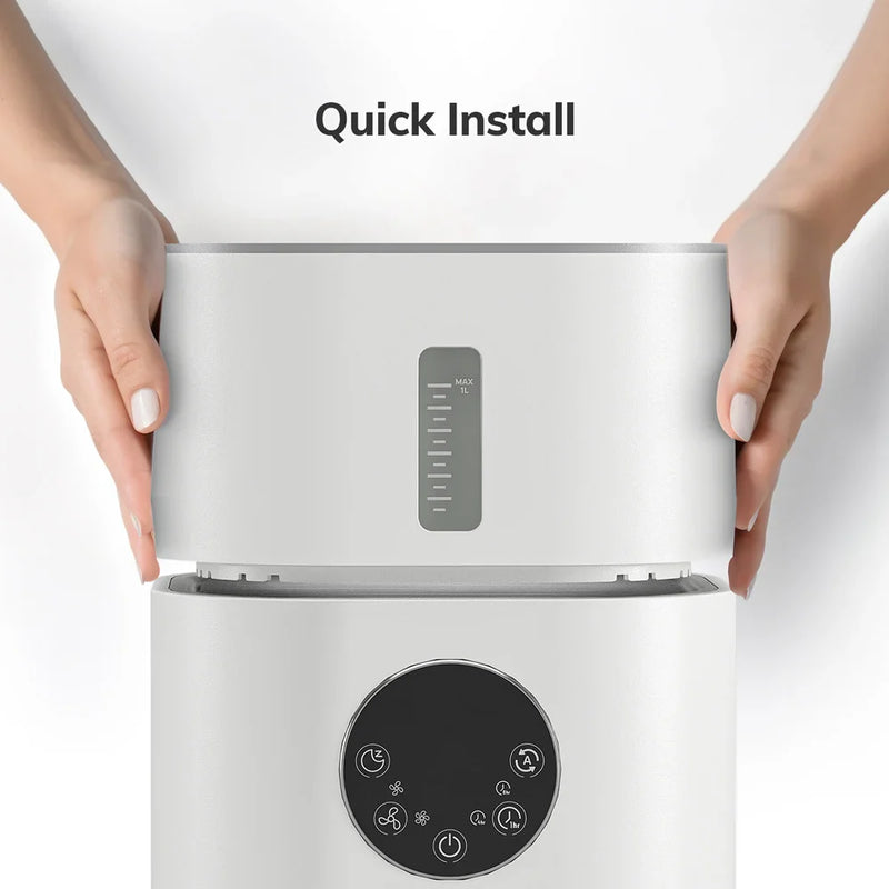 PureBreathe 2-w-1 Oczyszczacz Powietrza z Nawilżaczem