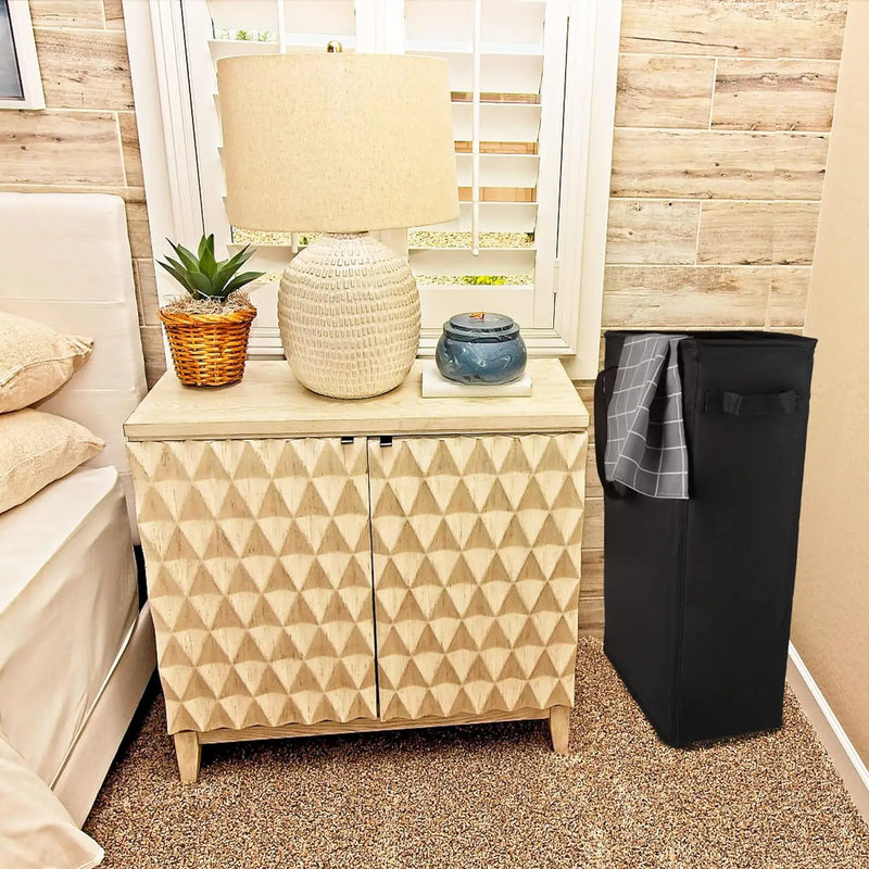 FlexiWash Składane Kosz na Bieliznę z Rączkami