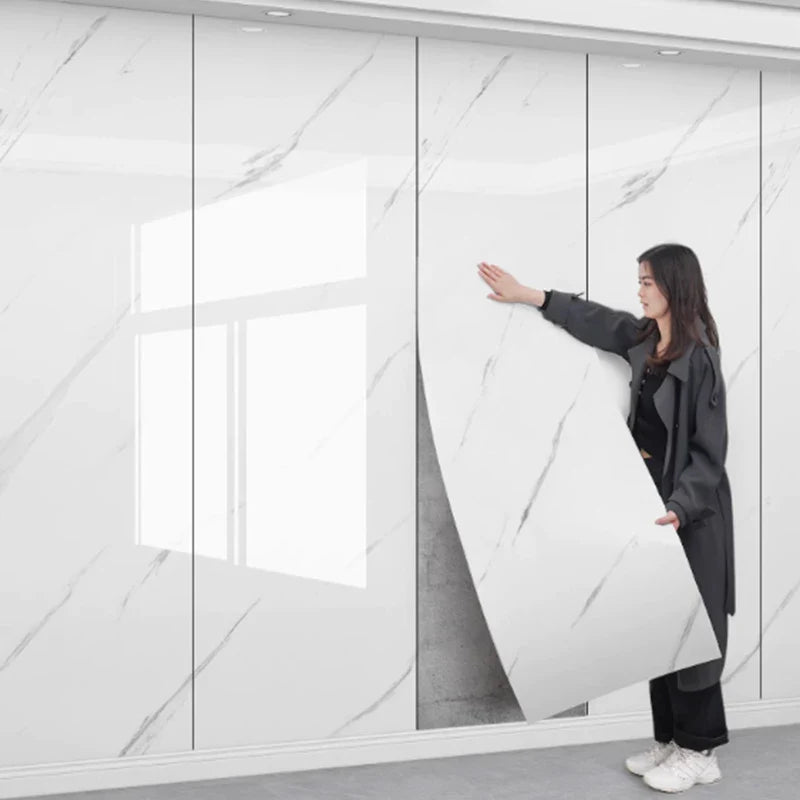 MarbleDream – Luksusowe Samoprzylepne Oboje Marmurowe z Warstwą Pianki