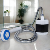 AquaNomad Przenośna Pompa Prysznicowa do Kempingu – Ręcznie Obsługiwany Prysznic na Zewnątrz dla Podróży, Plaży i Zwierząt Domowych