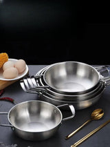 GastroPan – Nierdzewna Patelnia do Sosów i Paelli z Uchwytem