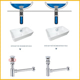 AquaStop Luxe Miedziana Bezwonna Syfon & Odpływ Pop-Up