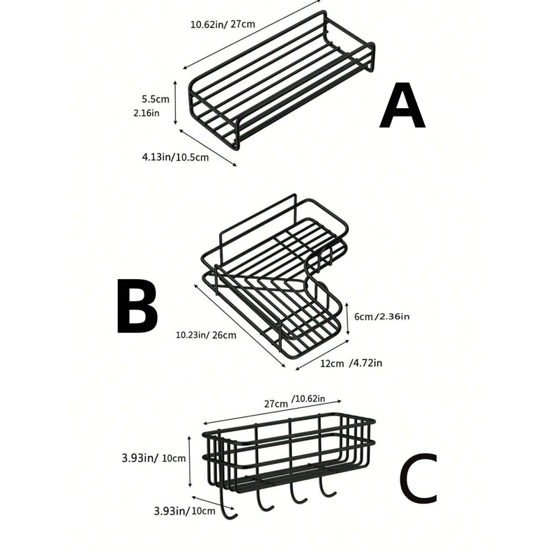 WallPro – Narożna Półka Łazienkowa i Kuchenna do Montażu na Ścianie