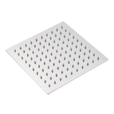 Kwadratowa Deszczownica | Stal Nierdzewna SUS304 | Wysokie Ciśnienie | Montaż Sufitowy