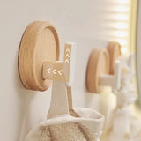 Nurlin Walnut – Stylowy Czarny Wieszak Ścienny z Drewna Orzechowego na Klucze, Płaszcze i Akcesoria Łazienkowe