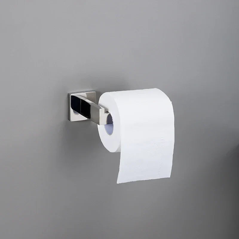 Zestaw łazienkowy | Stal nierdzewna | Jasny Srebrny – Trwały i Odporny na Korozję