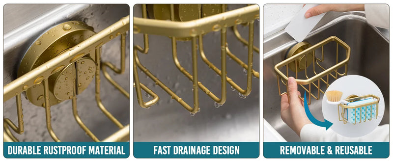 TAILI – Luksusowy uchwyt aluminiowy z mocną przyssawką