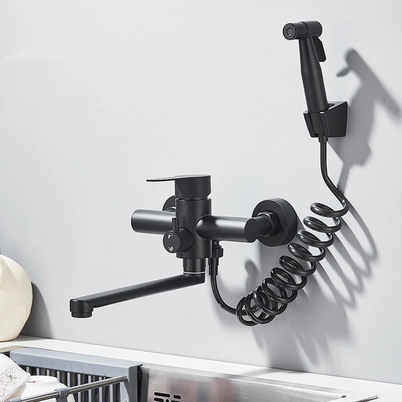 AquaPro DuoJet Kran ścienny