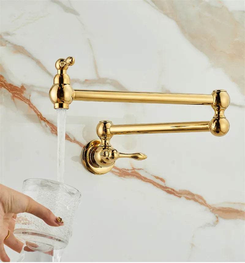 RoyalPour – Luksusowy Złoty Wysuwany Kran Nalewak do Garnków