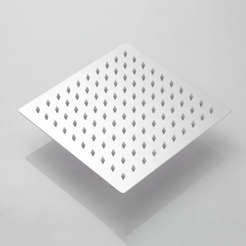 Kwadratowa Deszczownica | Stal Nierdzewna SUS304 | Wysokie Ciśnienie | Montaż Sufitowy