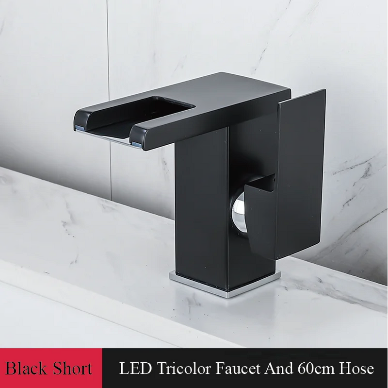 Zlewozmywakowy kran z wylewką wysoką – 2-otworowy | Jednouchwytowy | Ceramiczny zawór | W zestawie węże i panel dekoracyjny