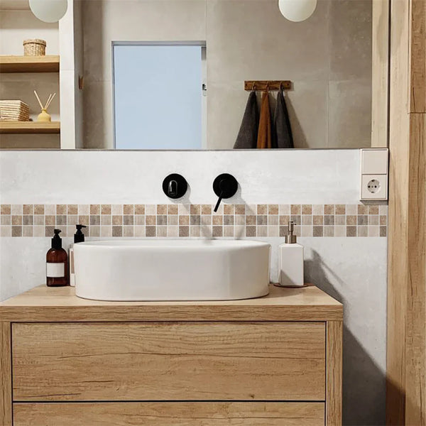 DecoMosaic Wodoodporne Mozaikowe Naklejki Ścienne