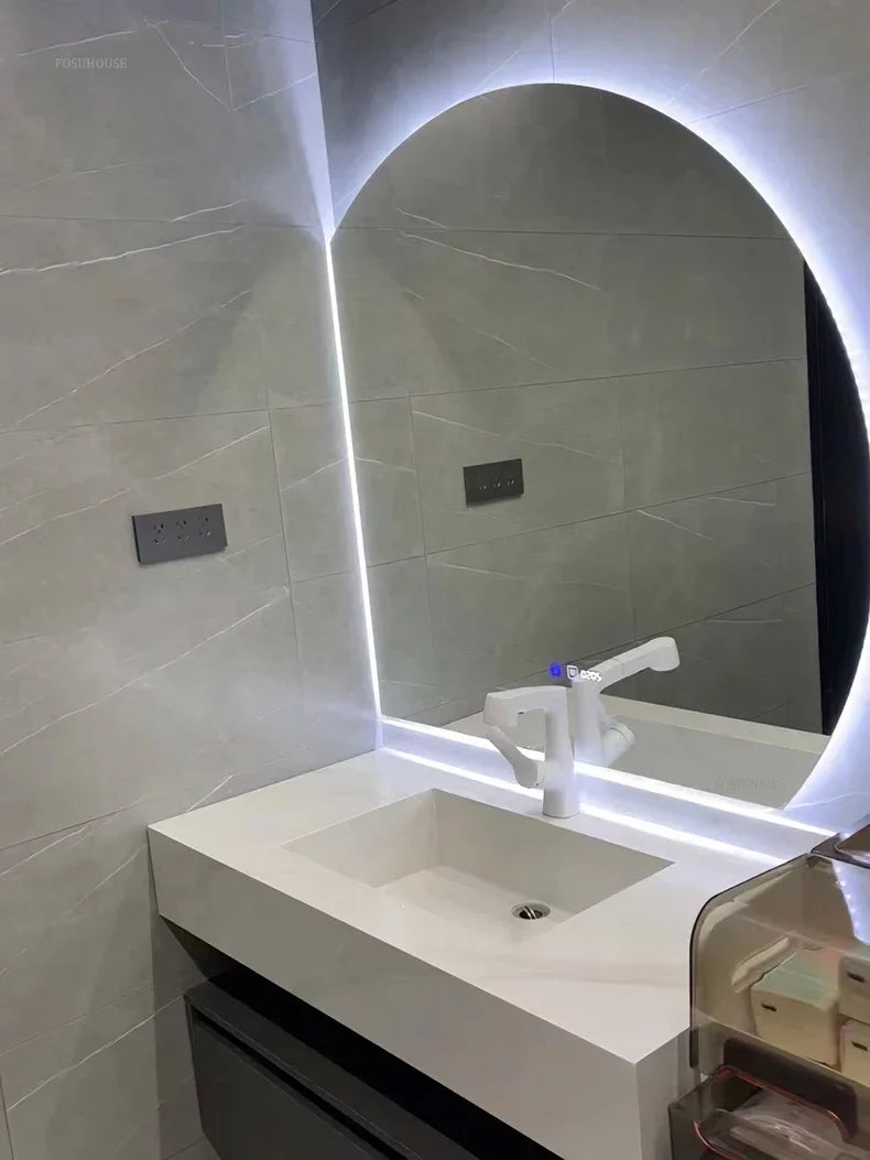 AURORA Duże LED Lustro Łazienkowe