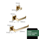 Luksusowy wieszak na ręczniki łazienkowe