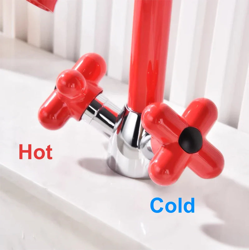 AUREVO Podwójna Uchwyt Bateria Łazienkowa