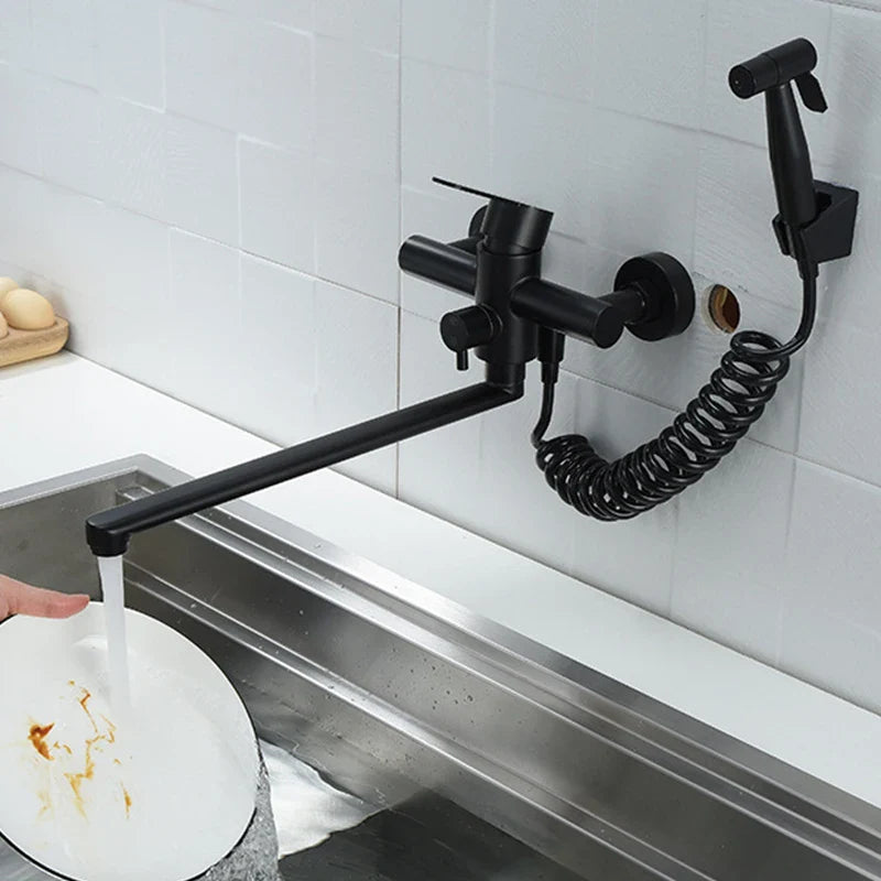 AquaPro DuoJet Kran ścienny