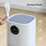 PureBreathe 2-w-1 Oczyszczacz Powietrza z Nawilżaczem