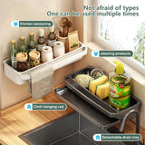 Organizator do Zlewu Kuchennego | ABS Tworzywo Sztuczne – Pojemnik na Gąbki & Kratka Ściekowa