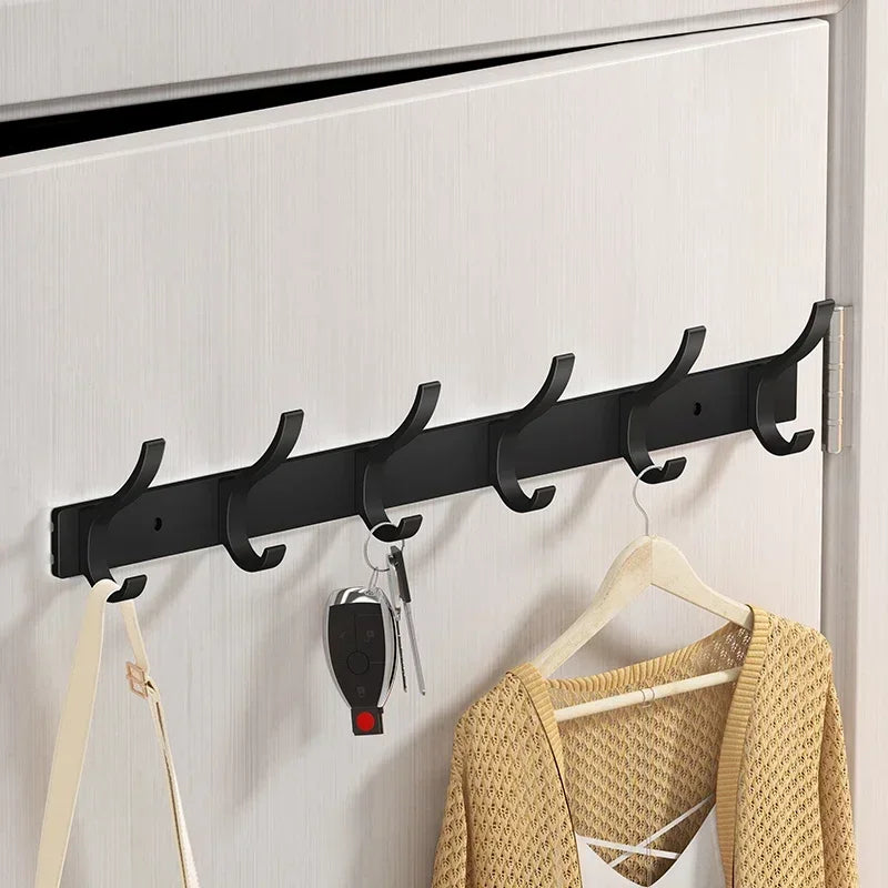 Luksusowy Czarny Hak Aluminiowy Wandkapstok