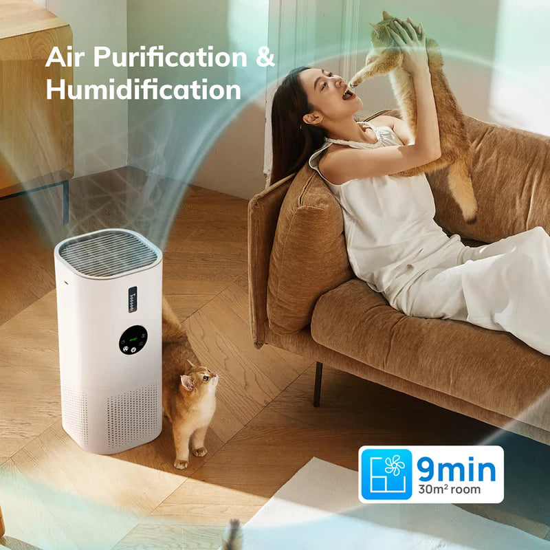 PureBreathe 2-w-1 Oczyszczacz Powietrza z Nawilżaczem