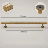 Vintage Mosiężne Uchwyty do Szafek i Szuflad