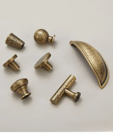 Vintage Mosiężne Uchwyty do Szafek i Szuflad