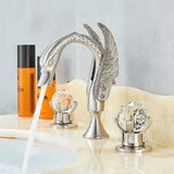 Bateria umywalkowa Suguword | 3-otworowa | Podwójna rączka