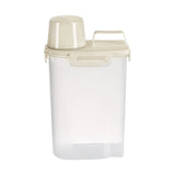 Pojemnik Na Zboża Hermetyczny FreshSeal Premium – Dozownik Ryżu Transparentny | Ochrona Przed Wilgocią i Owadami | 1,75–3L