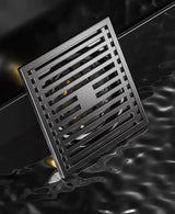 AquaShield Kwadratowa Stalowa Odpływ Podłogowy