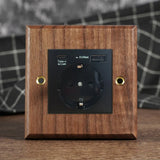 RetroLux Przełącznik Ścienny z Czarnego Orzecha 1–4 Gang