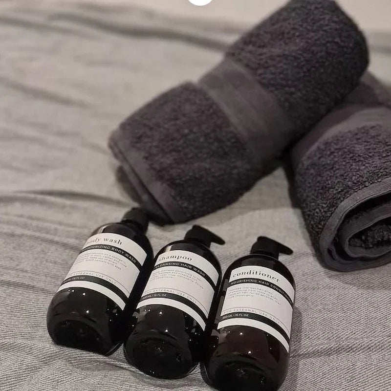 AmberLux 3-Częściowy Zestaw Dozowników z Możliwością Uzupełniania